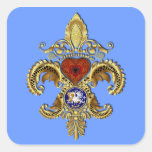 Bicentennial Sticker Sq Over 50 Colors View Note
