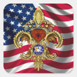 Bicentennial Sticker Sq Over 50 Colors View Note