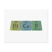 Bicep-Bi-Ce-P-Bismuth-Cerium-Phosphorus Post Card