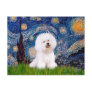 Bichon 1 - Starry Night Post Cards