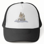 Bichon  & American Eskimo Snow play Hat