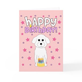 Bichon Birthday card