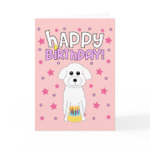 Bichon Birthday Greeting Cards