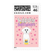 Bichon Birthday postage