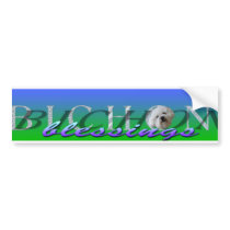bichon blessings logo_edited-2 bumper stickers