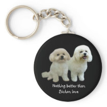 Bichon Buddies Keychain