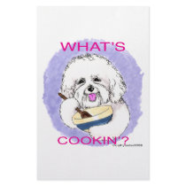 Bichon Cook Custom Stationery