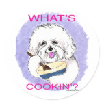 Bichon Cook Sticker