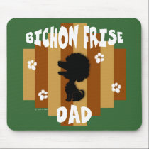 Bichon Dad Mousepad mousepads