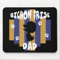Bichon Dad Mousepad mousepads