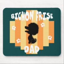 Bichon Dad Mousepad mousepads