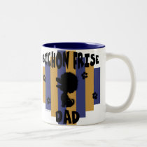 Bichon Dad Mug mugs