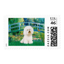 Bichon Frise 1 - Bridge Postage Stamp
