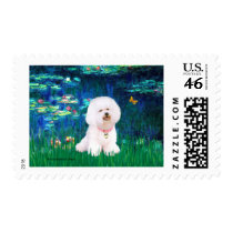 Bichon Frise 1 - Lilies #5 Stamps