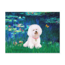 Bichon Frise 1 - Lilies #5 Post Cards