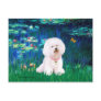 Bichon Frise 1 - Lilies #5 Post Cards