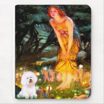Bichon Frise 1 - MidEve Mouse Pads