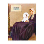 Bichon Frise 1 - Whistlers Mother Postcard