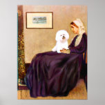 Bichon Frise 1 -  Whistlers Mother Posters
