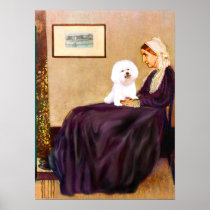 Bichon Frise 1 -  Whistlers Mother Posters
