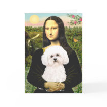 Bichon Frise 2R - Mona Lisa Cards