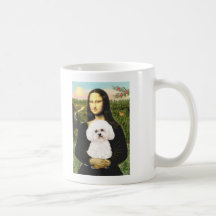 Bichon Frise 2R - Mona Lisa Coffee Mugs