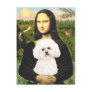 Bichon Frise 2R - Mona Lisa Post Cards
