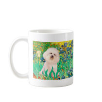 Bichon Frise 4  - Irises Coffee Mug