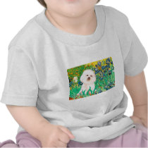 Bichon Frise 4  - Irises T Shirts