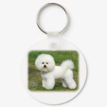 Bichon Frise 9A063D-05 keychains by TraffordPhotos Bichon Frise 9A063D-05 keychains