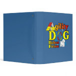 Bichon Frise Agility 3 Ring Binders
