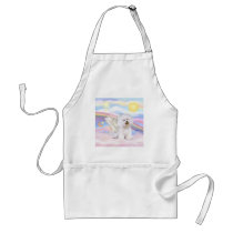 Bichon Frise Angel aprons