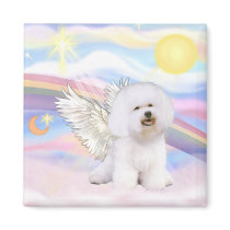 Bichon Frise Angel magnets by dogartgifts Bichon Frise Angel magnets
