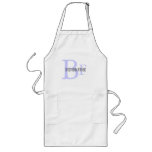Bichon Frise Breed Monogram Design Apron