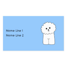 Bichon Frise. Business Card