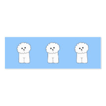Bichon Frise. Business Card Template