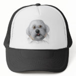 Bichon Frise Busting Out Mesh Hat