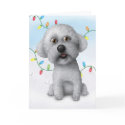 Bichon Frise Christmas card
