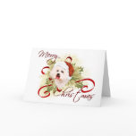 Bichon Frise Christmas Cards