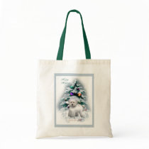 Bichon Frise Christmas Gifts Tote Bag
