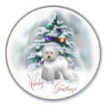 Bichon Frise Christmas Gifts Stickers