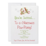 Bichon Frise Christmas Invitation