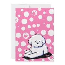 Bichon Frise Custom Invitations