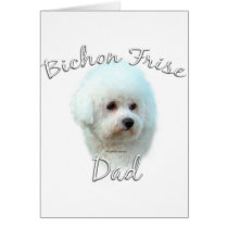 Bichon Frise Dad 2 cards