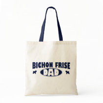 Bichon Frise Dad Canvas Bag