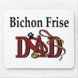 Bichon Frise Dad Gifts Mouse Pad