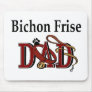 Bichon Frise Dad Gifts Mouse Pad