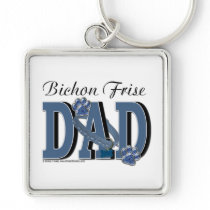 Bichon Frise DAD Keychain