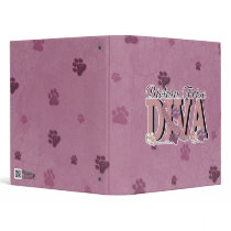 Bichon Frise DIVA 3 Ring Binders
