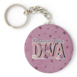 Bichon Frise DIVA Keychains